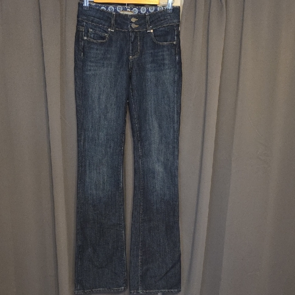 PAIGE Hidden Hills High Rise Boot Cut Jeans Classic Style Womens/Juniors Sz 26